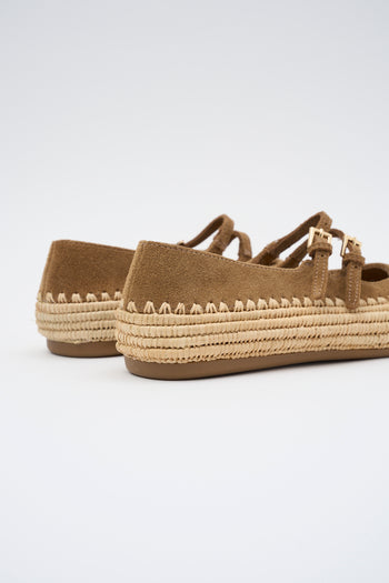 Tre Emme Ballerina Taupe Donna - 5