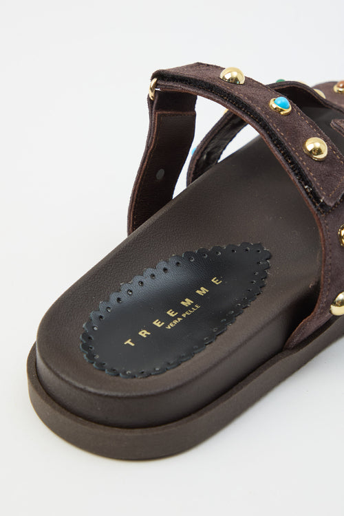 Tre Emme Ciabatta Brown Donna - 2
