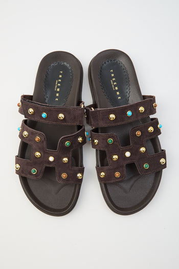Tre Emme Ciabatta Brown Donna - 7
