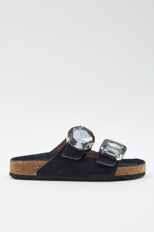 Tre Emme Ciabatta Blu Donna