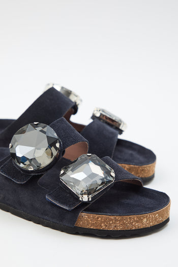 Tre Emme Ciabatta Blu Donna - 3