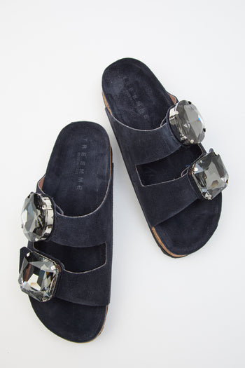 Tre Emme Ciabatta Blu Donna - 5