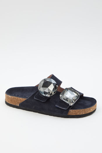 Tre Emme Ciabatta Blu Donna - 8