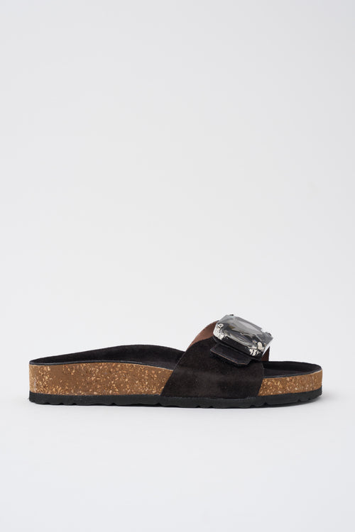 Tre Emme Ciabatta Nero Donna