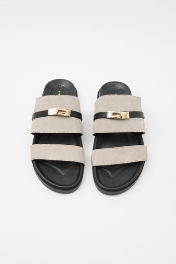 Tre Emme Ciabatta Taupe Donna - 4