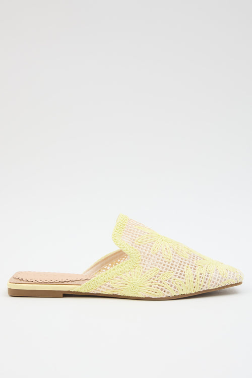Tre Emme Ciabatta Yellow Donna