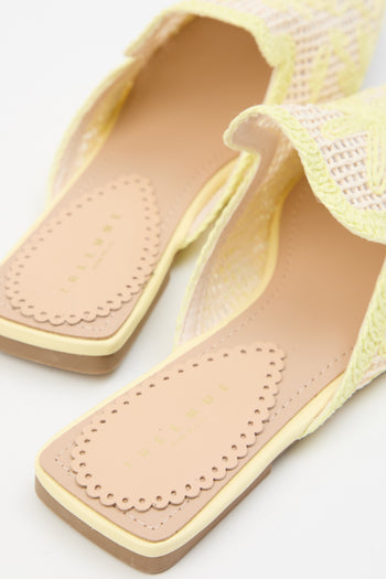 Tre Emme Ciabatta Yellow Donna - 6