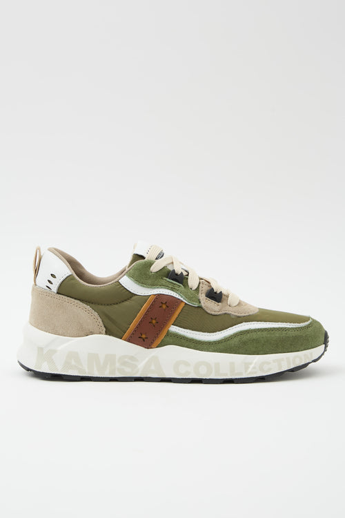 Tre Emme Sneaker Olive Uomo
