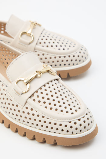 Tre Emme Mocassino Latte Donna - 3