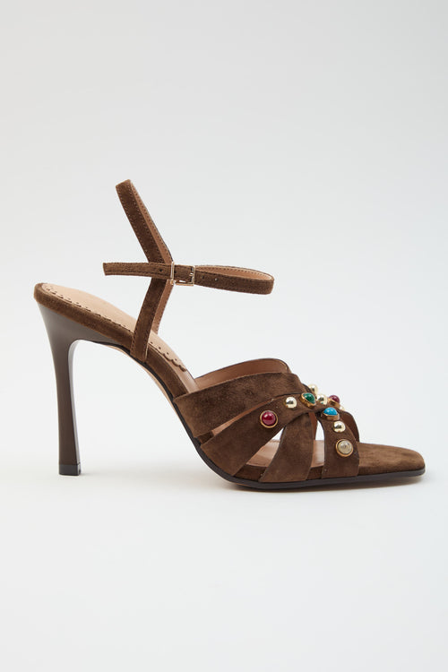 Tre Emme Sandalo Dark Brown Donna - 2