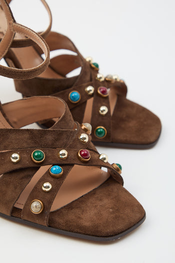 Tre Emme Sandalo Dark Brown Donna - 4