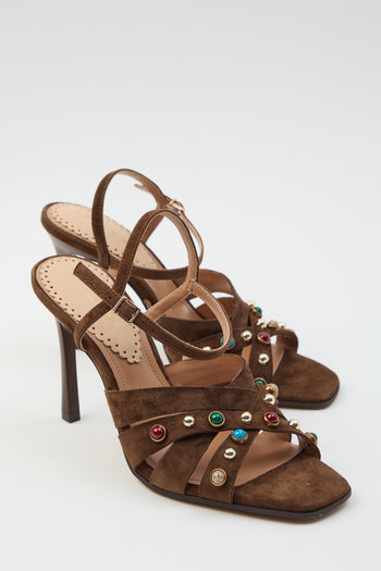 Tre Emme Sandalo Dark Brown Donna - 5