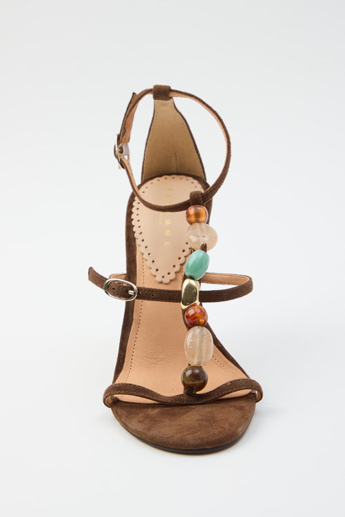 Tre Emme Sandalo Dark Brown Donna