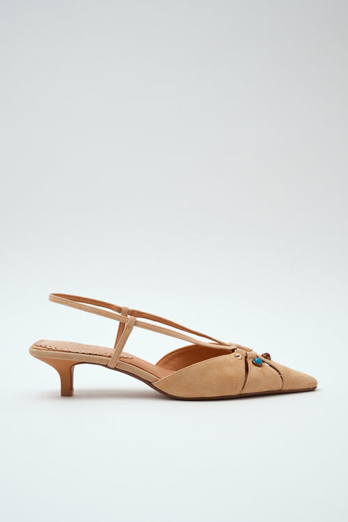 Tre Emme Slingback Beige Donna