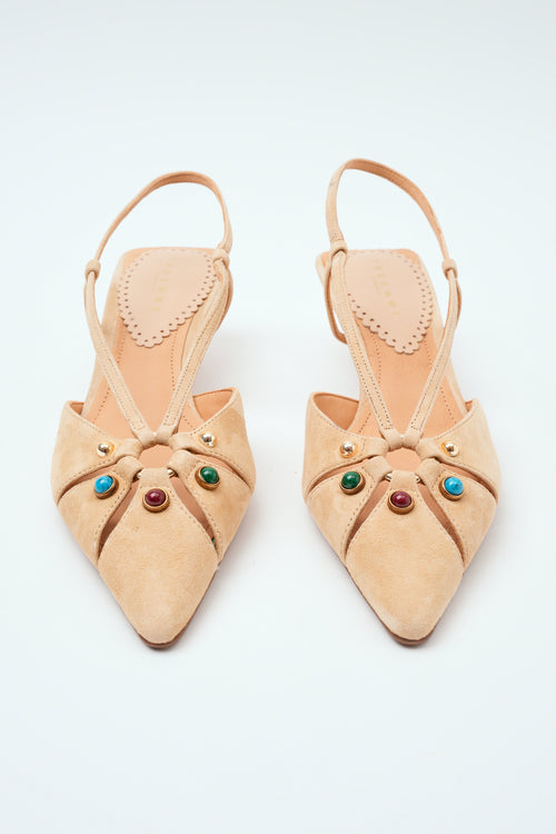 Tre Emme Slingback Beige Donna