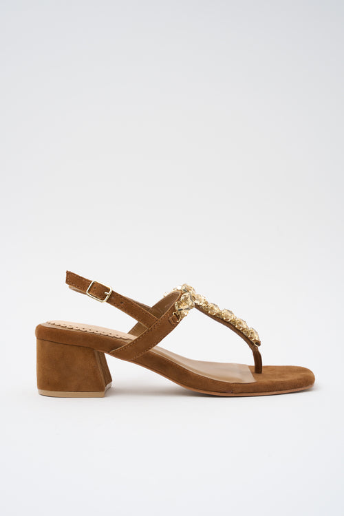 Tre Emme Sandalo Camel Donna