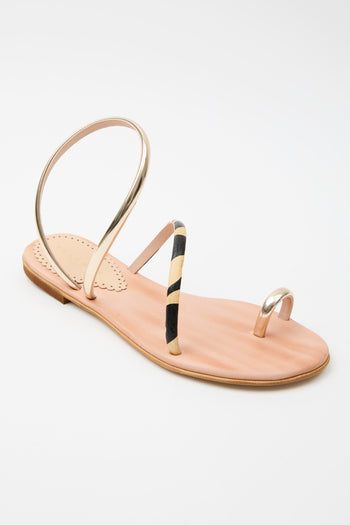 Tre Emme Sandalo Beige/black Donna - 4