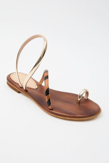 Tre Emme Sandalo Tan/black Donna - 3