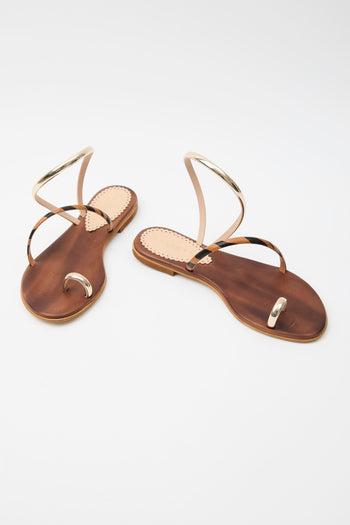 Tre Emme Sandalo Tan/black Donna - 5