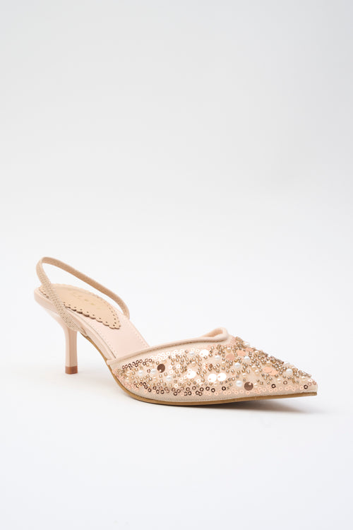 Tre Emme Slingback Beige Donna - 2
