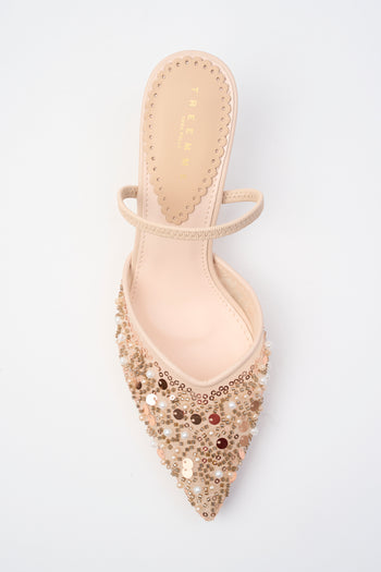 Tre Emme Slingback Beige Donna - 5
