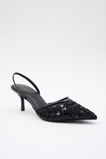 Tre Emme Slingback Black Donna - 3