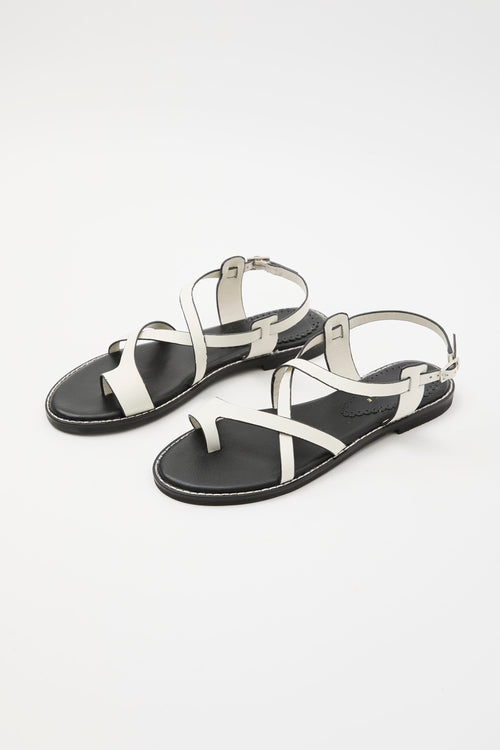 Tre Emme Sandalo Off White Donna - 2