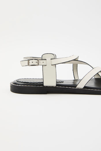 Tre Emme Sandalo Off White Donna - 5