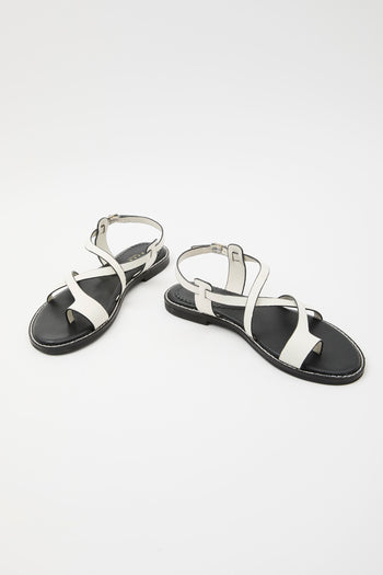 Tre Emme Sandalo Off White Donna - 7