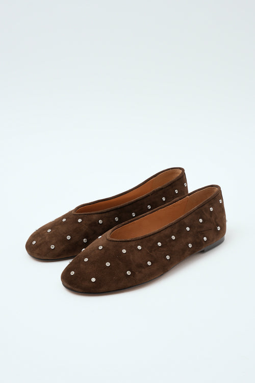 Tre Emme Ballerina Dark Brown Donna - 2