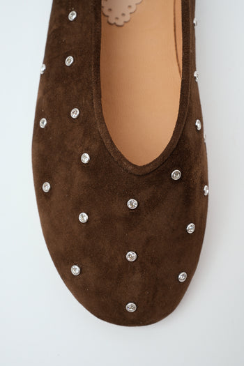 Tre Emme Ballerina Dark Brown Donna - 3