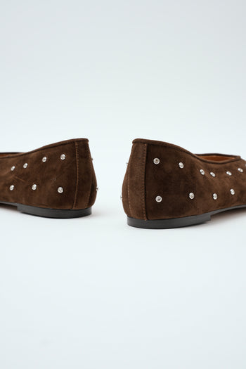 Tre Emme Ballerina Dark Brown Donna - 4