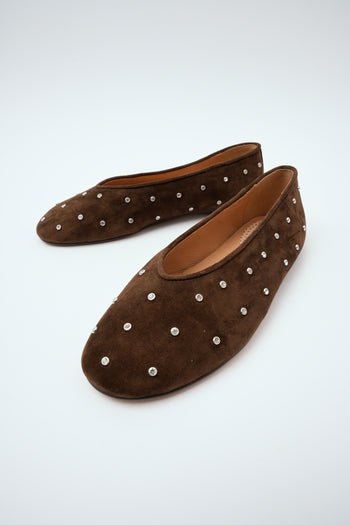 Tre Emme Ballerina Dark Brown Donna - 5