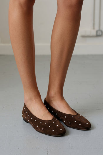 Tre Emme Ballerina Dark Brown Donna - 7