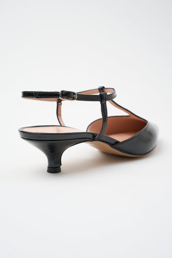 Tre Emme Slingback Nero Donna - 5