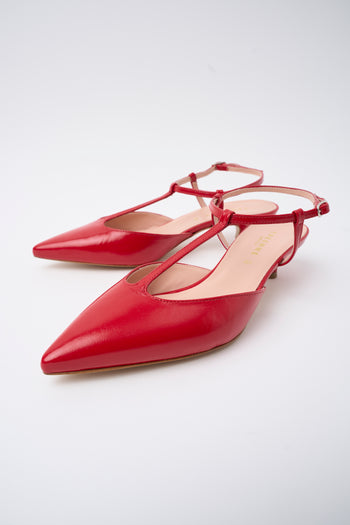 Tre Emme Slingback Rosso Fuoco Donna - 6