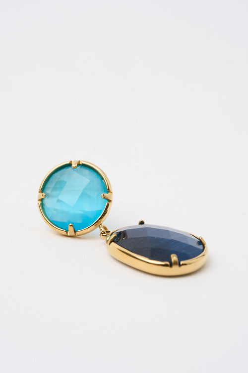 Tre Emme Orecchini Blu Donna - 2