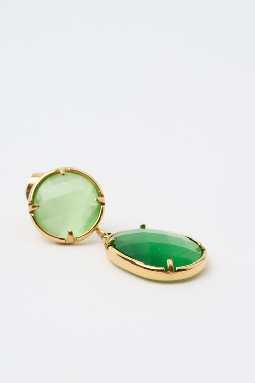 Tre Emme Orecchini Verde Donna - 2