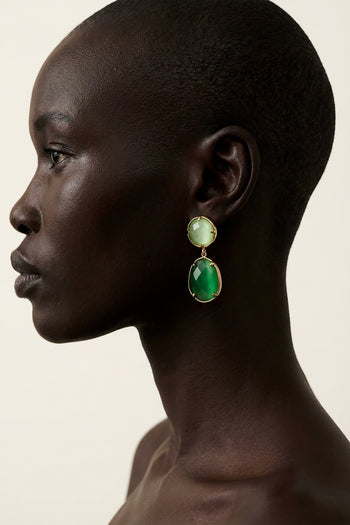 Tre Emme Orecchini Verde Donna - 4