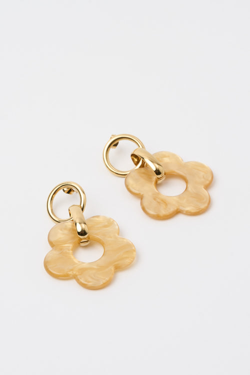 Tre Emme Orecchini Beige/oro Donna