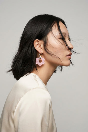 Tre Emme Orecchini Rosa/oro Donna - 4
