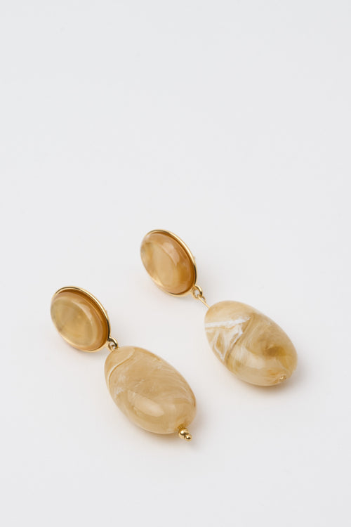 Tre Emme Orecchini Beige/oro Donna