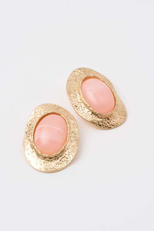 Tre Emme Orecchini Rosa/oro Donna