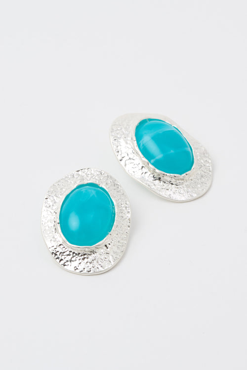 Tre Emme Orecchini Verde Acqua/argento Donna