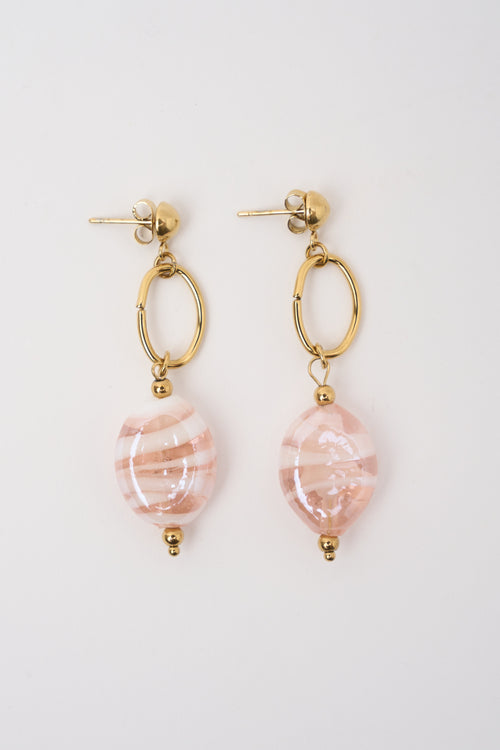 Tre Emme Orecchini Oro/rosa Donna