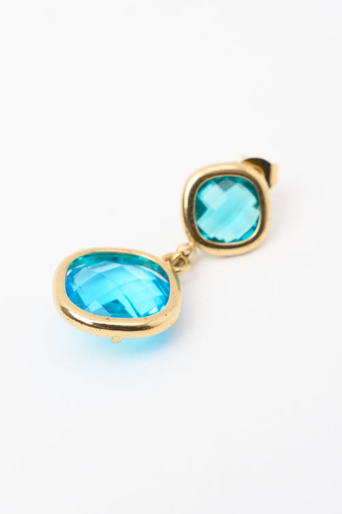 Tre Emme Orecchini Oro/azzurro Donna - 2