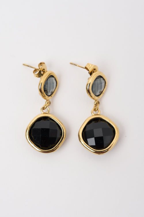 Tre Emme Orecchini Oro/nero Donna