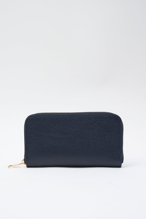 Tre Emme Portafoglio Blu Donna