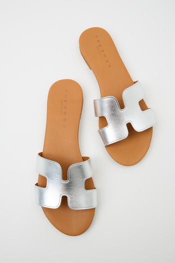 Tre Emme Ciabatta Argento Donna - 8
