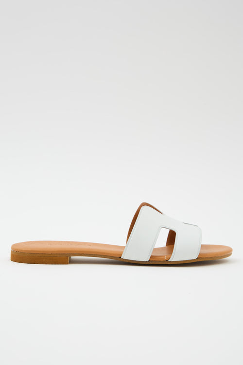 Tre Emme Ciabatta Bianco Donna